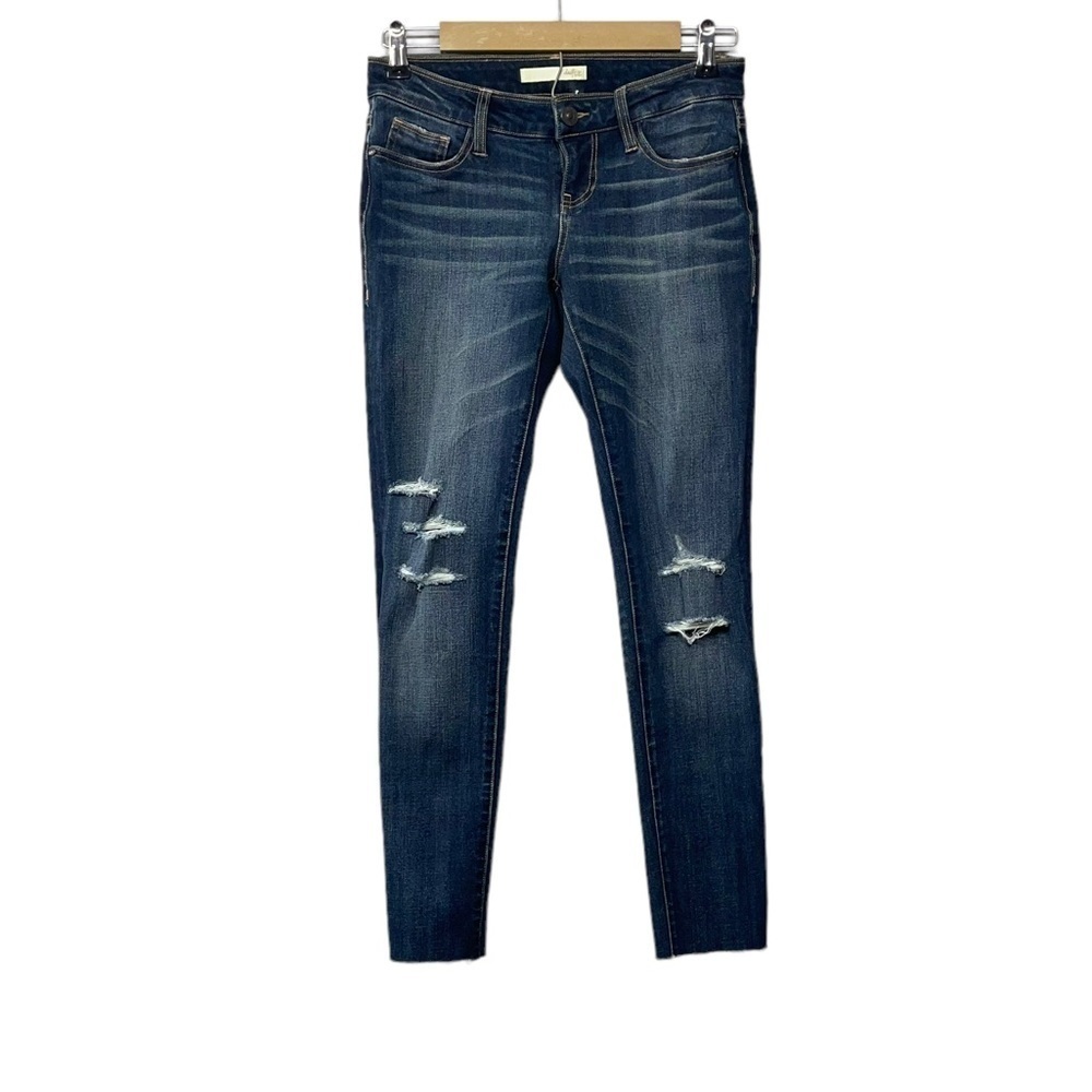 Daytrip Lynx Ankle Skinny Western Cowgirl Distressed Jeans Size 25 Country